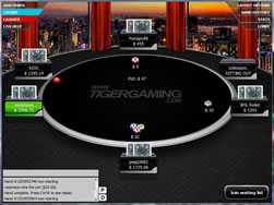 Tiger Poker Table View