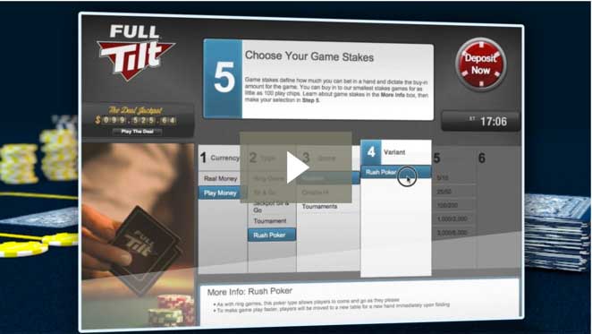 Full Tilt Rush Poker, Software