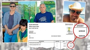 Alain Barataud's fake invoice convinced the Sergio Silva to hand over $6,000 for bogus World Cup tickets.