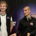 Viktor Blom and Gus Hansen