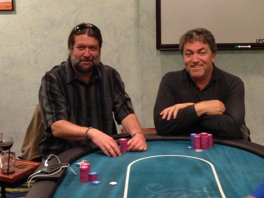 William Davis and John Newmerzhycky California poker players