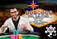 Phil Galfond Wins Second WSOP Bracelet