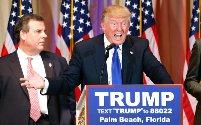 Donald Trump Hillary Clinton Chris Christie