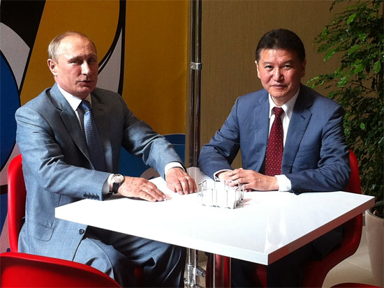 Kirsan Ilyumzhinov backing regulated poker in Russia.