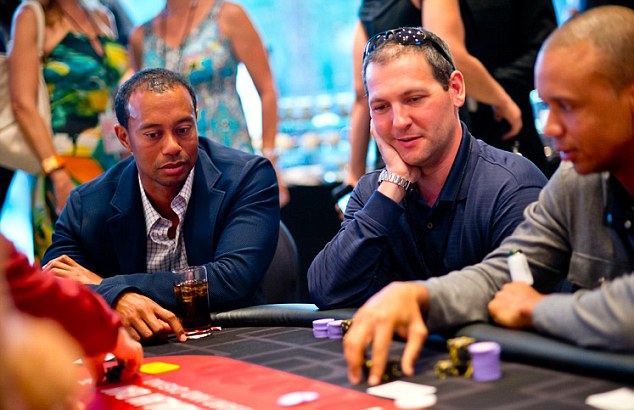 Tiger Woods poker charity Phil Hellmuth