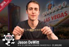2016 World Series of Poker Daily Update: Dewitt Wins Milly Maker, Mercier Bets on Fifth