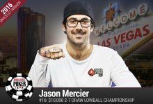 2016 World Series of Poker Daily Recap: Mercier Bets on Himself and Wins, Millionaire Maker Running Behind