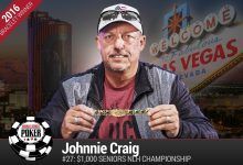 2016 World Series of Poker Daily Update:  Johnnie Craig Wins Seniors Event, Glantz Fights for Bracelet