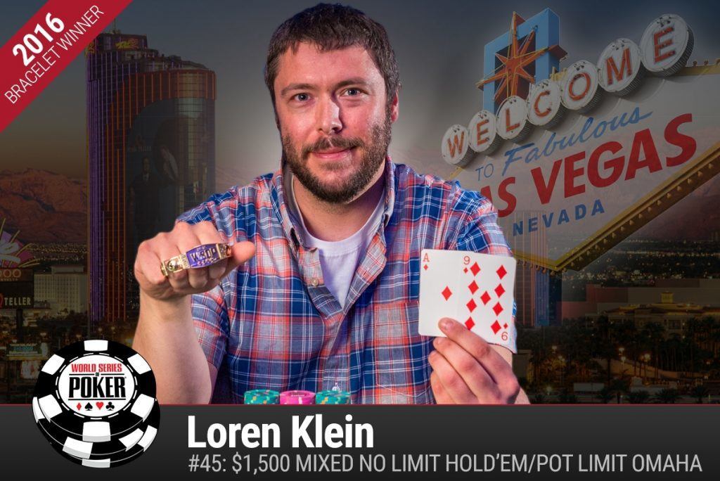 Loren Klein WSOP 2016
