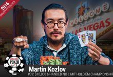 2016 World Series of Poker: Koslov Scoops $10K Six-Handed, Vitch Conquers Triple Draw