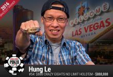 2016 World Series of Poker Daily Update: Salon Owner Wins Crazy Eights, Bonomo Out Front in PPC