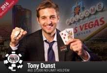 2016 World Series of Poker Daily Update:  Dunst Wins First Series Bracelet, High Roller Down to 13, and Main Event Begins