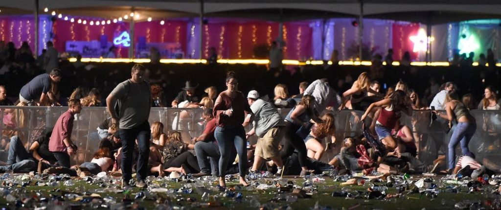 Las Vegas shooting scene