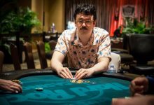 partypoker Executives Celebrate the Signing of Isaac Haxton