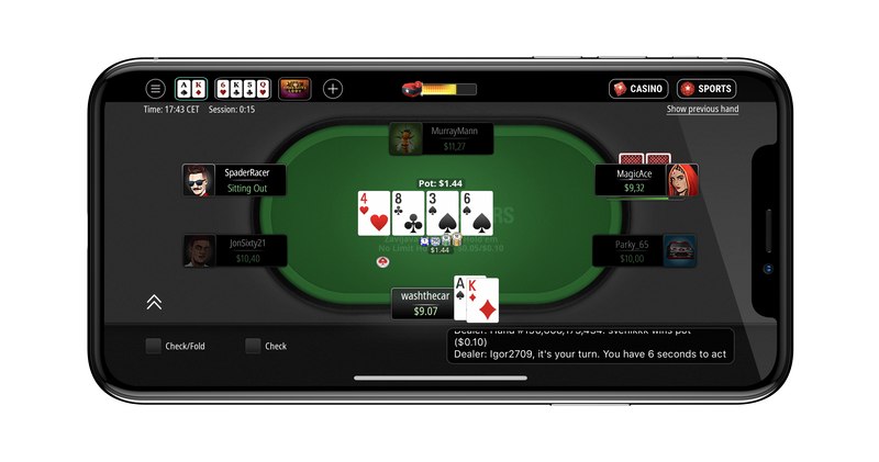 pokerstars mobile poker