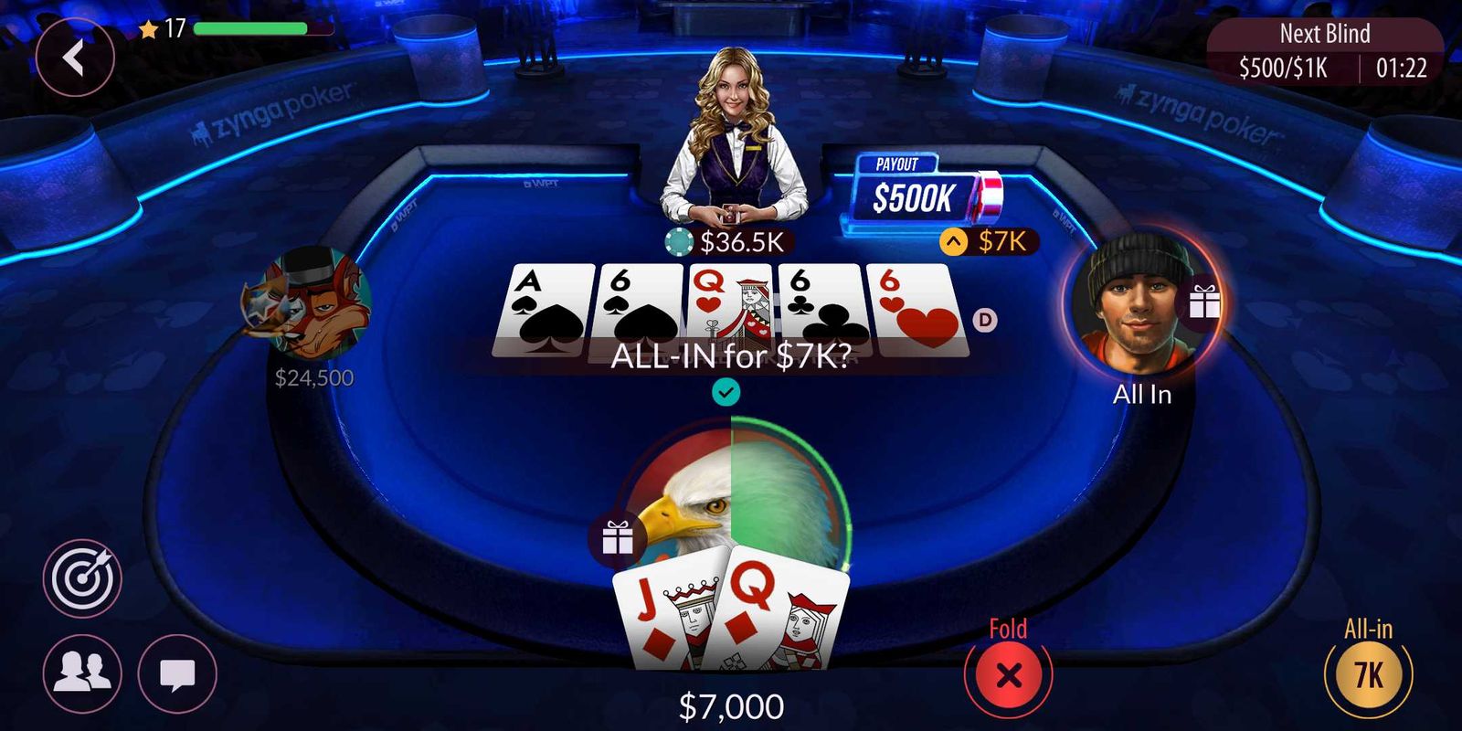 Zynga Poker Spin and Win