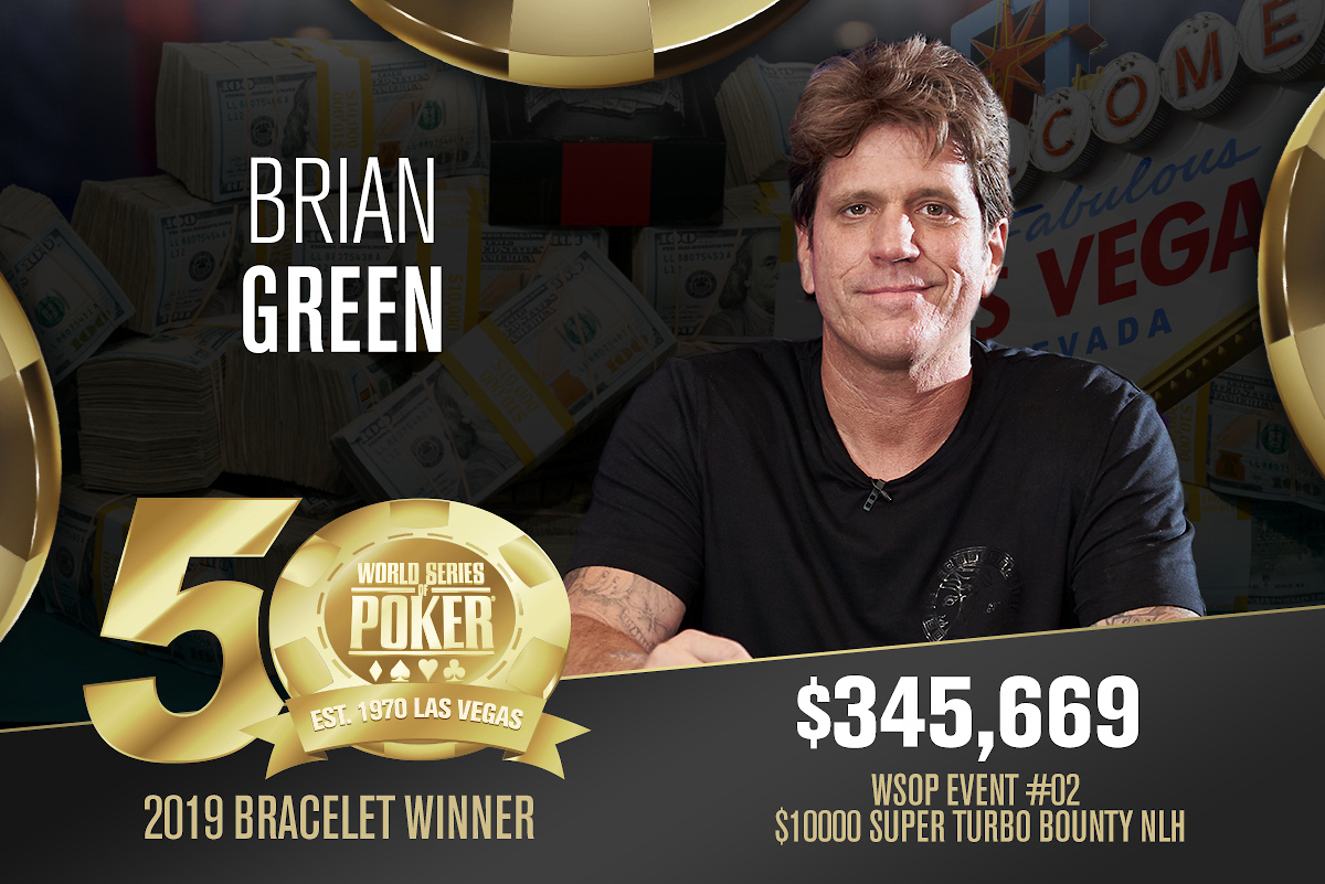 Brian Green WSOP winner