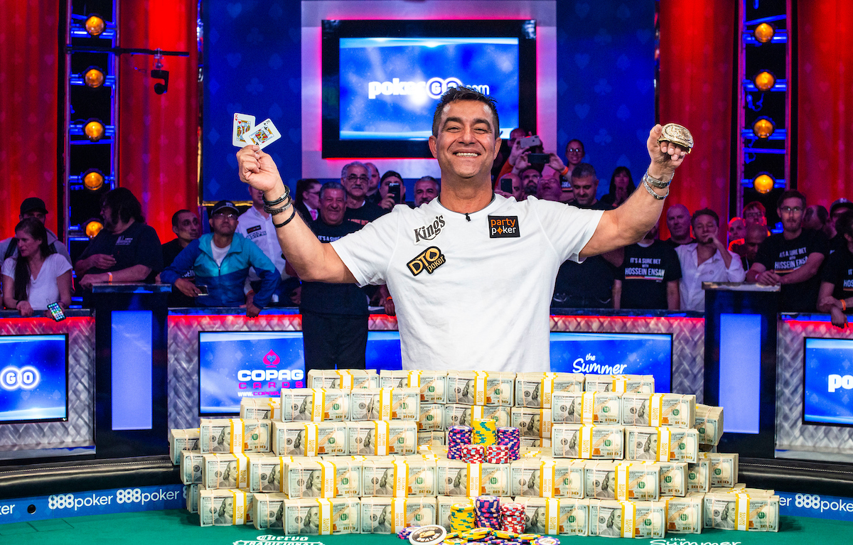 Hossein Ensan WSOP Main Event winner